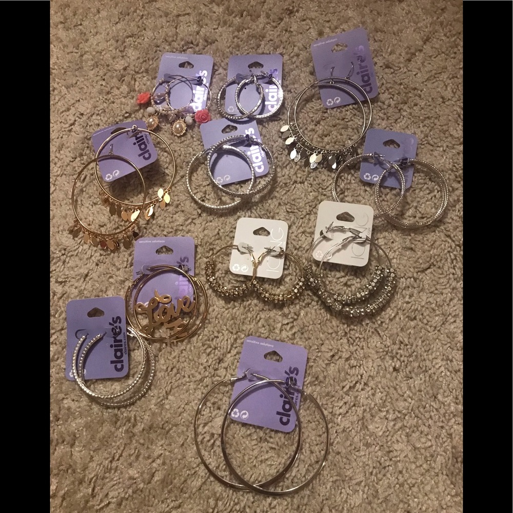 Claire’s hoop earrings